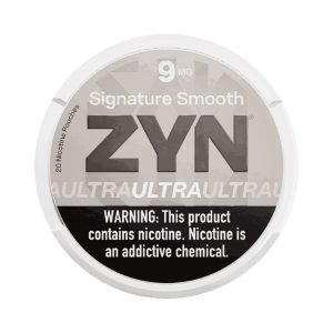 ZYN ULTRA NICOTINE POUCHES SIGNATURE SMOOTH 9MG -PACK OF 5