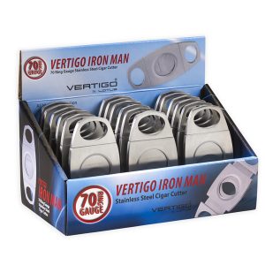 VERTIGO IRON MAN CIGAR CUTTERS-BOX OF 18