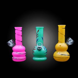 5'' MINI PERCULATOR WATER PIPE MIXED COLOR -C