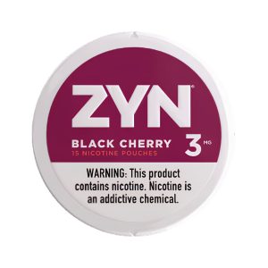 ZYN NICOTINE POUCHES BLACK CHERRY 3MG-PACK OF 5