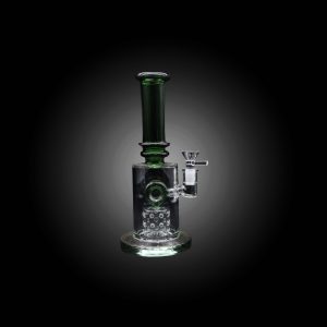 10'' COLORFULL RING SPIKEY WATERPIPE GREEN