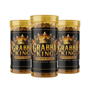 GRABBA KING CRUSHED FRONTO LEAF PREMIUM GRABBA -BOX OF 50 JAR