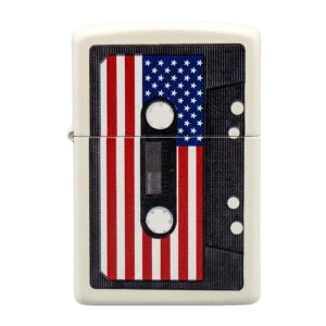 ZIPPO 214 USA CASSETTE TAPE DESIGN