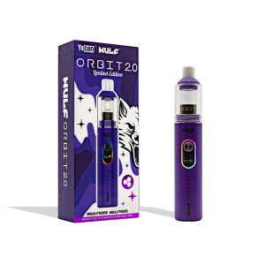 WULF ORBIT 2.0 CONCENTRATE VAPORIZER PURPLE- BLACK  SPATTER