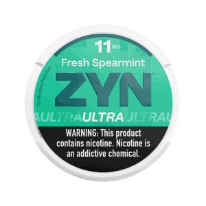 ZYN ULTRA NICOTINE POUCHES FRESH SPEARMINT 11MG -PACK OF 5