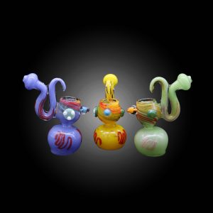 6'' RASTA ART HOOK FANCY MIX COLOR BUBBLER 5CT JAR