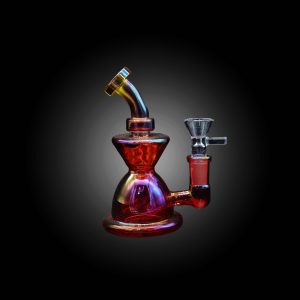 5'' TWO TONE COLORFUL SMALL RECYCLE WATERPIPE RED