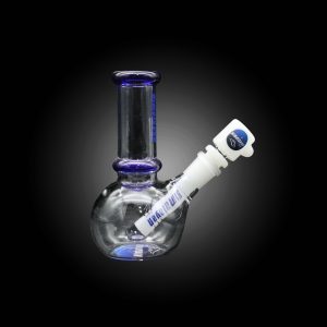 6'' HIMALAYAN GLASS BALL SMALL WATER PIPE BLUE