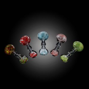 2.5'' FRIT CONFETTI MIX COLOR HAND PIPE 25CT JAR - 100000953621