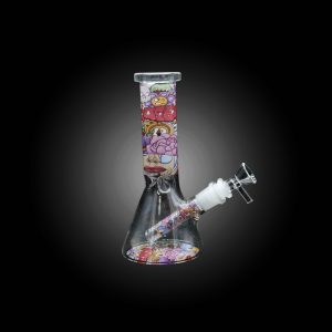 8'' X-MINI CARTOON CHARACTER THEMES PRINTED BEAKER WATER PIPE-C