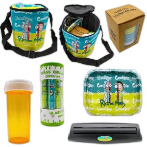 SMOKING ACCCESIORIES SET IN A DUFFEL BAG. (ELECTRIC GRINDER WITH STASH, 10 PCS CHILLUM, ROLLING MACHINE, 2 TUBES AND SMALL TRAY - 100000944419