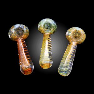 4.5'' SPIRAL INSIDE FRIT HEAD HAND PIPE 8CT JAR