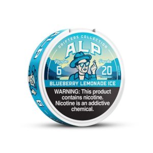 ALP DRIFTERS NICOTINE POUCHES BLUBERRY LEMONADE ICE 6MG -PACK OF 5 POUCHES