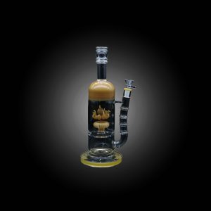 12.50'' DOUBLE CHAMBER GOOFY OCTOPUS PERC WATER PIPE YELLOW