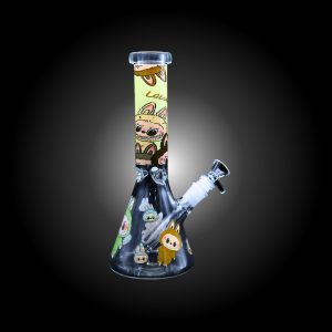 10'' LBUBU PRINTED BEAKER WATER PIPE -B