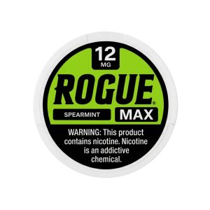 ROGUE MAX NICOTINE POUCHES SPEARMINT 12MG -PACK OF 5