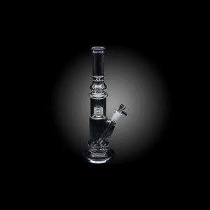 14'' ALPHA GLASS SHOWERHEAD MATRIX PERC WATER PIPE PURPLE - 100000953370
