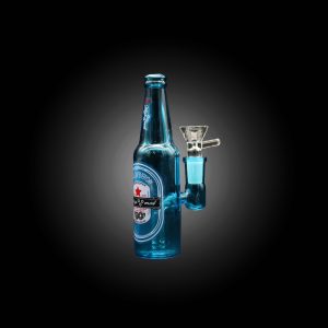 6'' MINI COLORFUL BOTTLE WATER PIPE BLUE