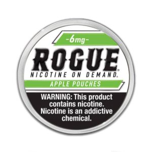 ROGUE NICOTINE POUCHES APPLE 6MG -PACK OF 5