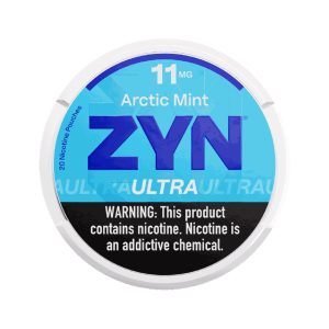 ZYN ULTRA NICOTINE POUCHES ARCTIC MINT 11MG -PACK OF 5