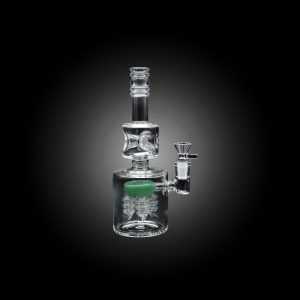9" VIBRANT DISTRUCTO PERC WATER PIPE