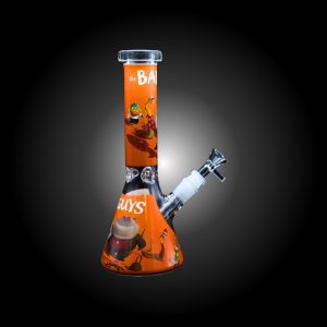 10'' THE BAD GUYS PRINTED BEAKER WATER PIPE -A