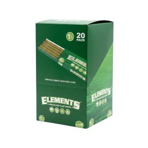 ELEMENTS UNBLEACHED CONES 1.25 SIZE 20CT PACK 12 PACK PER BOX