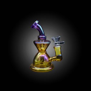 5'' TWO TONE COLORFUL SMALL RECYCLE WATERPIPE YELLOW