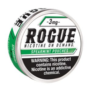 ROGUE NICOTINE POUCHES SPEARMINT 3MG -PACK OF 5