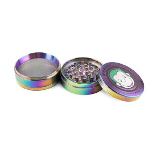 GREEN MONKEY CAPUCHIN ZINC GRINDER 75MM 4 PART RAINBOW