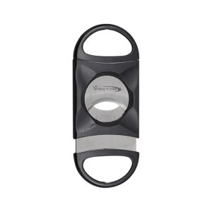 VECTOR CIGAR CUTTER STAINLESS STEEL (80 RING GAUGE) BLACK PCS
