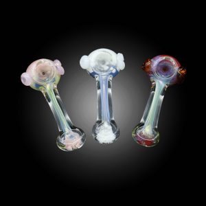 3.5'' FRIT HEAD AND MOUTH FLAT MIX COLOR HAND PIPE 15CT JAR - 100000954595