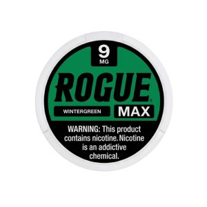 ROGUE MAX NICOTINE POUCHES WINTERGREEN 9MG -PACK OF 5