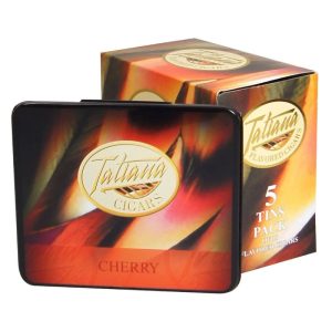 TATIANA MINI TINS CHERRY UNIT OF 50 (5 TINS OF 10)