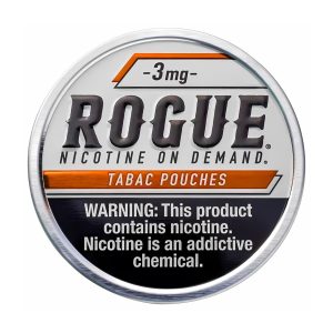 ROGUE NICOTINE POUCHES TABAC 3MG -PACK OF 5