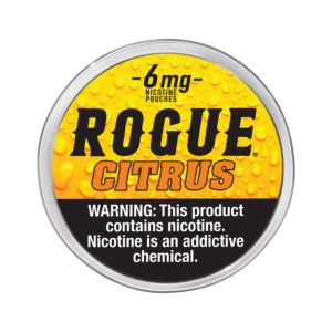 ROGUE NICOTINE POUCHES CITRUS 6MG -PACK OF 5