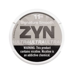 ZYN ULTRA NICOTINE POUCHES SIGNATURE SMOOTH 11MG -PACK OF 5