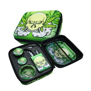 6'' OCTOPUS ALEIN DESIGN JUICE BOX-ASH TRAY-JAR-GRINDER-TRAY-BOWL-DOOB TUBE SET IN A BOX - 100000953030