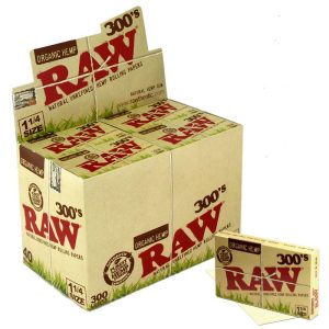 RAW 300'S ORGANIC HEMP 40 PER BOX - 716165177173