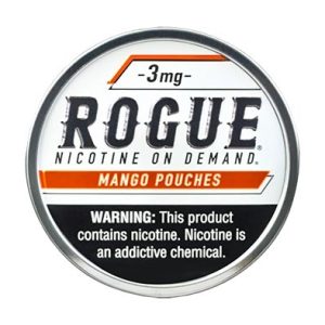 ROGUE NICOTINE POUCHES MANGO 3MG -PACK OF 5