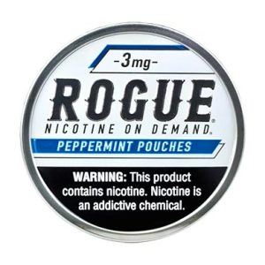ROGUE NICOTINE POUCHES PEPPERMINT 3MG -PACK OF 5