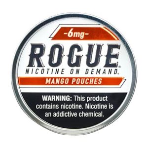 ROGUE NICOTINE POUCHES MANGO 6MG -PACK OF 5