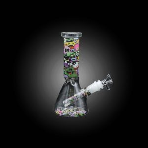 8'' X-MINI CARTOON CHARACTER THEMES PRINTED BEAKER WATER PIPE-D