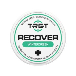 TRGT NICOTINE FREE DIETARY SUPPLEMENT POUCHES RECOVER (WINTERGREEN) -BOX OF 5 - 80810123684454
