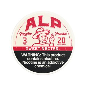 ALP NICOTINE POUCHES SWEET NECTAR 3MG-PACK OF 5 POUCHES - 840158616049