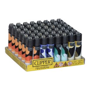 CLIPPER LIGHTER MICRO SILOUETTES 4 -48CT DISPLAY