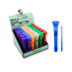 HIPSTER COLOR ASSORTED PLASTIC QUICK CONE FILLER 70MM TO 110MM  - BOX OF 36 (FY016) - 691835624259