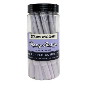 BLAZY SUSAN PURPLE CONE KING SIZE -50CT JAR - 051497363260
