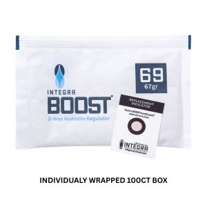 INTEGRA 67G 69% RH BOOST HUMECTANT - INDIVIDUALY WRAPPED 100CT BOX (B67A69A) - 802359003523