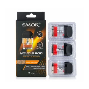 SMOK NOVO 5 POD DUAL MESHED 0.4OHM / 0.8OHM (3ML) -3PCS PACK - 6936760866997